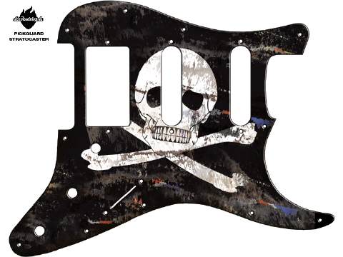 Design Pickguard - Flag Pirat