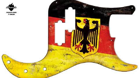 Design Pickguard - German Eagle - P-Bass