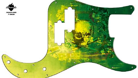 Design Pickguard - Feeling Green - P-Bass