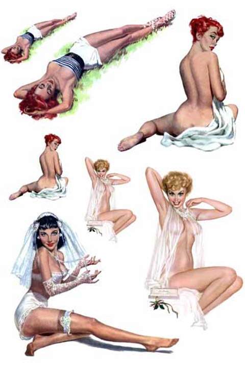 Waterslide Decal - Pin-Up Themes 4