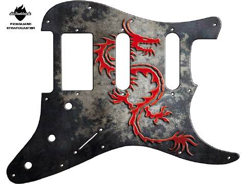 Design Pickguard - Dragon - Stratocaster