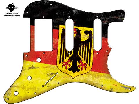 Design Pickguard - Flag German eagle