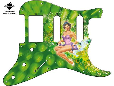 Design Pickguard - Pinup Mary