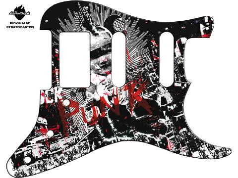 Design Pickguard - Punk - Stratocaster